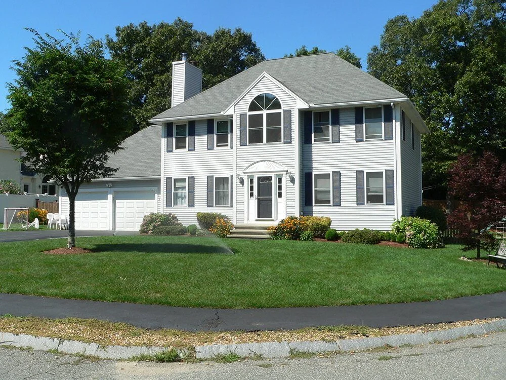 In-ground lawn irrigation system installed by P.J. Pappas