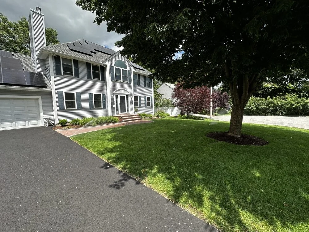 In-ground lawn irrigation system installed by P.J. Pappas