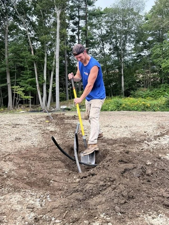 In-ground lawn irrigation system installed by P.J. Pappas